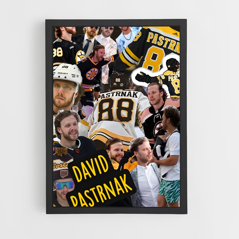 Poster La Légende de Pastrnak – affiche Hockey sur glace (vue 2)